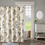 Quincy Printed Cotton Shower Curtain B03598613