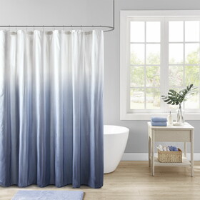 Ara Ombre Printed Seersucker Shower Curtain B03598642