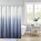 Ara Ombre Printed Seersucker Shower Curtain B03598643
