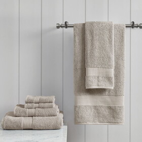 Organic 6 Piece Organic Cotton Towel Set B03598752