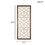 Damask Wood Panel Two-tone Geometric Wall Decor B03598787