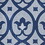 Ornos Tiles Distressed Navy Blue Medallion 3-piece Wall Decor Set B03598798