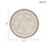 Leah Round Two-tone Medallion Wall Decor B03598801