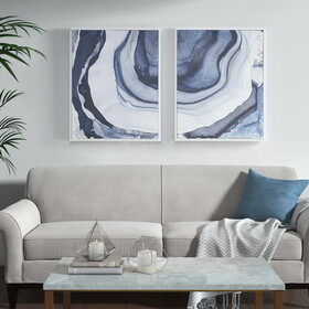 Ethereal Diptych 2-piece Framed Canvas Wall Art Set B03598827