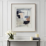 Abstract Reveal Framed Glass and Gallery Matted Wall Art B03598884