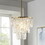 Layered Capiz Chandelier B03599266