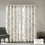 Jacquard Printed Room Darkening Curtain Panel B03599876
