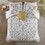 4 Piece Floral Comforter Set with Throw Pillow B035P148333