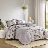 3 Piece Floral Printed Duvet Cover Set