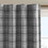 Plaid Rod Pocket and Back Tab Curtain Panel with Fleece Lining(Only 1 pc Panel) B035P148390