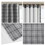 Plaid Rod Pocket and Back Tab Curtain Panel with Fleece Lining(Only 1 pc Panel) B035P148390