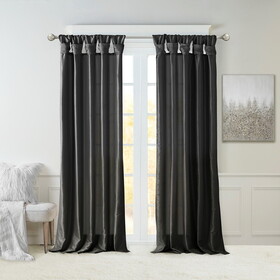 Twist Tab Lined Window Curtain Panel(Only 1 pc Panel) B035P148396