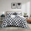 Twin/Twin XL Checkered Comforter Set B035P203267