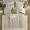 3 Piece Striped Cotton Duvet Cover Set B035P217803