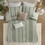 3 Piece Striped Cotton Duvet Cover Set B035P217804