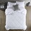 Oversized Down Alternative Comforter White Full/Queen B035P268146