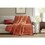 1 PCS Full/Queen Lightweight Down Alternative Blanket with Satin Trim Orange B035P319518