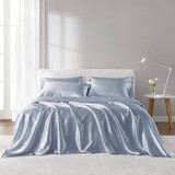 6 PCS Queen Luxury Sheet Set Blue B035P319701