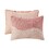 2 PCS Twin/Twin XL Ombre Shaggy Faux Fur Duvet Cover Set Blush Multi B035P319871