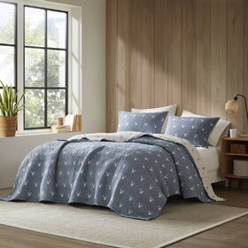 3 PCS Full/Queen Coverlet Set B035P366538