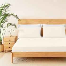 2-Piece Twin Cooling 3pc Sheet Set,Ivory