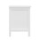 Yes4wood Versatile White 2-Drawers Nightstand, Bedside Table, End Table for Living Room Bedroom, assembled with Sturdy Solid Wood B03790057