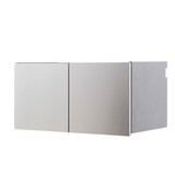 Nova Series Wood Wall Mounted Garage Cabinet in Metallic Gray B040103023