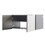 Nova Series Wood Wall Mounted Garage Cabinet in Metallic Gray B040103023