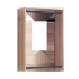 Devi Oak Wall Mounted Wood Closet System B040P311956