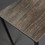 Harry Contemporary Wood and Metal Computer Desk in Black and Rustic Gray B040S00014
