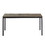 Harry Contemporary Wood and Metal Computer Desk in Black and Rustic Gray B040S00014