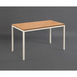 Harry Contemporary Wood and Metal Computer Desk in Oak B040S00015