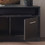 Holland Contemporary TV Stand with Three Soft-closing Doors in Dark Gray B040S00017