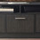 Holland Contemporary TV Stand with Three Soft-closing Doors in Dark Gray B040S00017