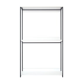 Fiona 47" Wood and Metal Walk-in Closet with One Shelf B040S00044