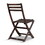 3-Piece Eucalyptus Bistro Set, Square, Espresso B046125055