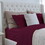 Luxurious Viscose from 100% Bamboo 2-Piece Pillowcase Set, Oeko-TEX Certified, Queen - Merlot B046126595