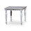 B04657518 Silver+Grey+Solid Wood+Square Dining Table
