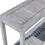 Eucalyptus Console Table, Silver Gray B04660599