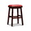 B04660629 Espresso+Bonded Leather+30" Bar Stool - Burgundy Seat