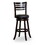 B04660681 Espresso+Bonded Leather+30" Bar Stool - Black Seat