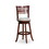 B04660685 Cherry+Fabric+30" Bar Stool - Beige Seat