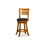 B04660694 Natural+Fabric+24" Counter Stool - Charcoal Seat