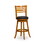 B04660695 Natural+Fabric+30" Bar Stool - Charcoal Seat