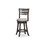 B04660696 Gray+Fabric+24" Counter Stool - Beige Seat
