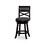 B04660715 Espresso+Fabric+30" Bar Stool - Charcoal Seat