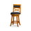 B04660719 Natural+Fabric+30" Bar Stool - Charcoal Seat
