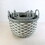 3-Pack Stackable Hand Woven Wicker Storage and Laundry Basket with Handles B046P144641