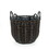 3-Pack Wicker Multi-purposes Basket with Handle - Planter Basket - Espresso B046P144687