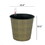 13.4" Self-watering Wicker Decor Planter for Indoor and Outdoor - Round - Natural B046P144688